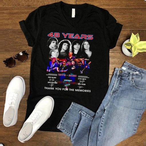 48 years Journey 1973 2021 thank you for the memories shirt