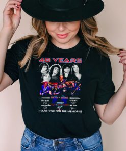 48 years Journey 1973 2021 thank you for the memories shirt