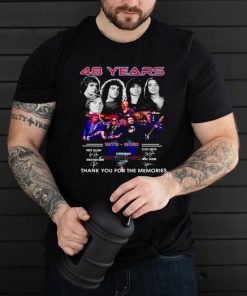 48 years Journey 1973 2021 thank you for the memories shirt