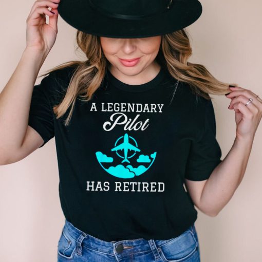 A legendary pilot has retired shirt