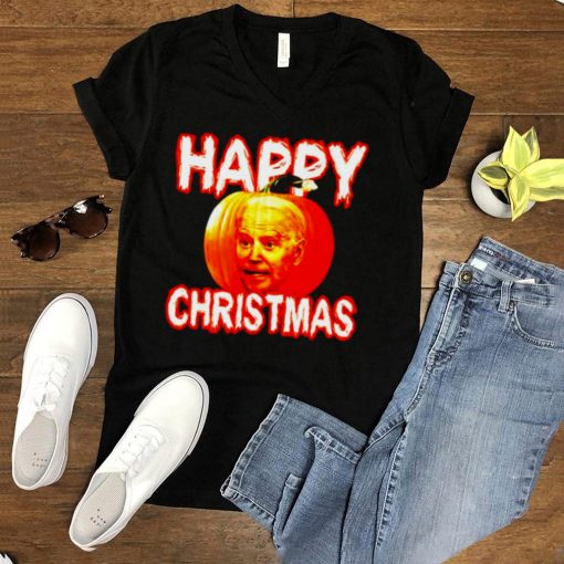 Biden pumpkin happy Christmas shirt