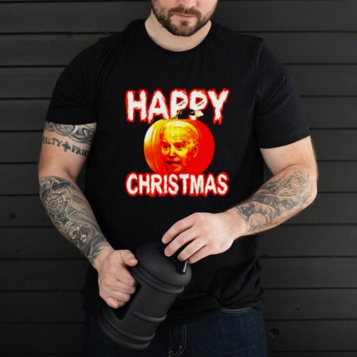 Biden pumpkin happy Christmas shirt