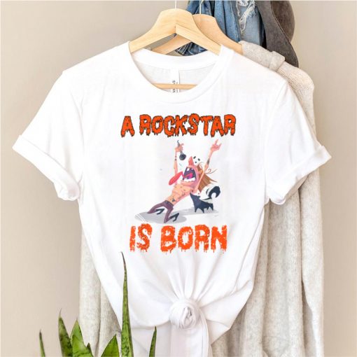 Born to be a Rockstar A Rockstar is born funny music Metal T Shirt