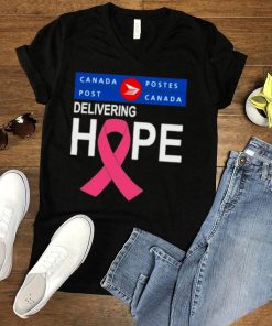 Canada Postes Logo Delivering Hope Breast Cancer Awareness shirt