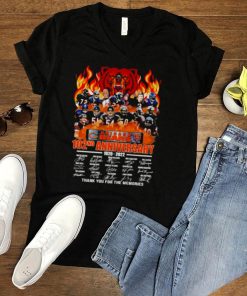 Chicago Bears 120ND anniversary 1920 2022 thank you for the memories signatures shirt