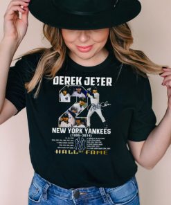 Derek Jeter New York Yankees 1995 – 2014 Hall Of Fame Signature Shirt