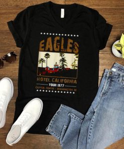 Eagles Hotels California Tour 1977 Capital Centre I Washington Band Music Legend T Shirt