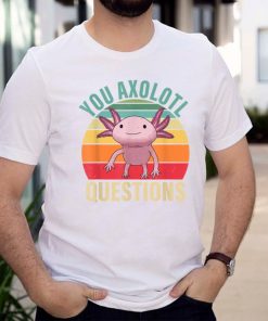 Funny You Axolotl Questions Retro 90s Axolotl Lovers T Shirt