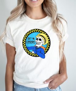 Get In Losers Skull Drive We’re Saving Halloweentown T Shirt