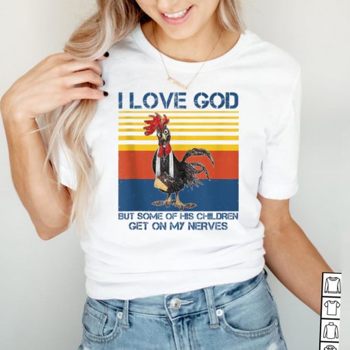 I love God but some of his children get on my nerves Tank Top
