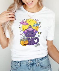 Kawaii Pastel Goth Cat Halloween Cute T Shirt