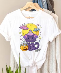 Kawaii Pastel Goth Cat Halloween Cute T Shirt