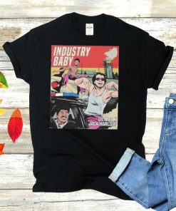 Lil Nas And Store Industry Baby Comic Art Black shirt