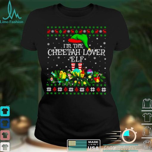 Matching Family Ugly Im The Cheetah Elf Christmas T shirt