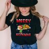 Merry Nopemas Frenchie Nope Lazy Funny Pajamas Christmas T Shirt