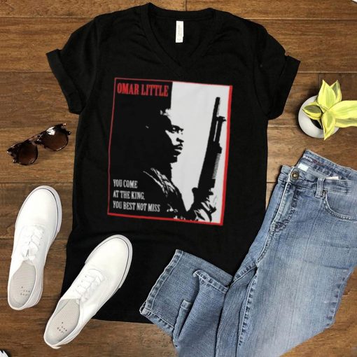 Michael K. Williams Omar Little Dont Miss the King T Shirt