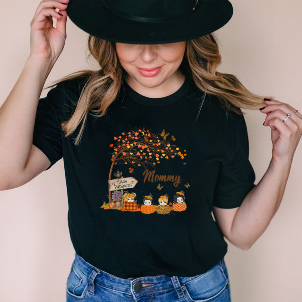 Mommy Little Pumpkins Autumn Tree Leaves Fall Gifts T Shirt Mommy Little Pumpkins Autumn Tree Leaves Fall Gifts T Shirt