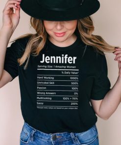 My Name Is Jennifer Funny Name Tag T Shirt