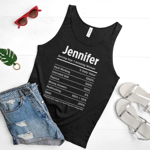 My Name Is Jennifer Funny Name Tag T Shirt
