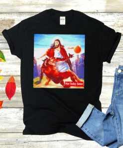 Not today Satan Jesus Crossover Basketball shirt