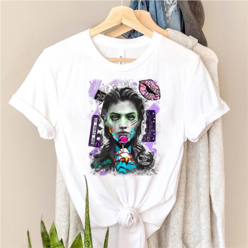 Pop Art Riot Girl Feminist Drawing Women in Power T Shirt