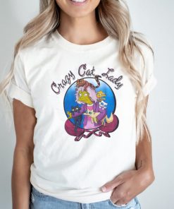 Simpsons Crazy Cat Lady T shirt