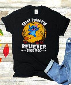 Stitch great pumpkin believer since 1966 Halloween shirt