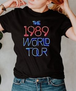 Taylor Swift neon the 1989 world tour shirt