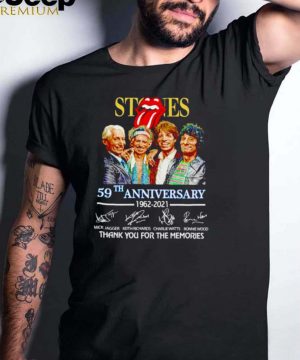 The Rolling Stones 59th Anniversary 1962 2021 shirt