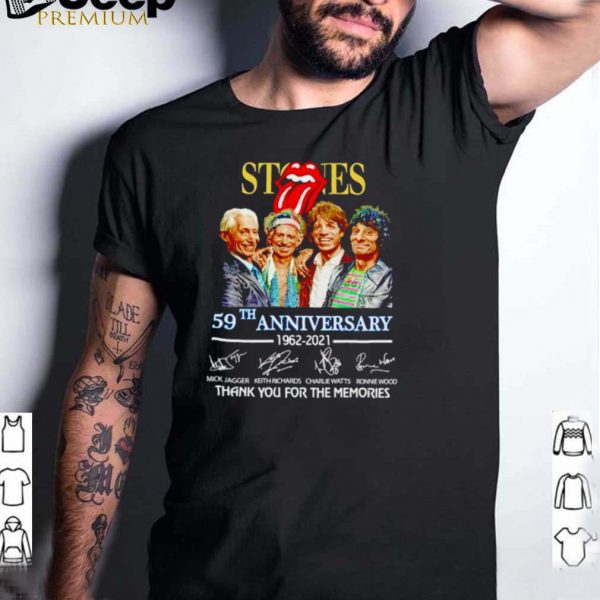 The Rolling Stones 59th Anniversary 1962 2021 shirt