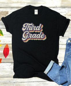 Third Grade Teacher Retro Vintage 3rd Grade Teacher Team shirt