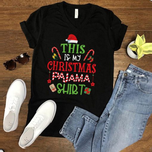 This Is My Christmas Pajama Funny Christmas Family Matching T Shirt