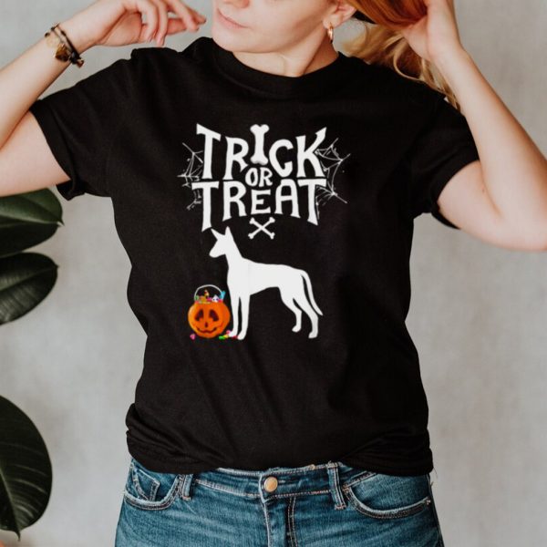 Trick Or Treat Ibizan Hound Halloween Dog Costume T Shirt