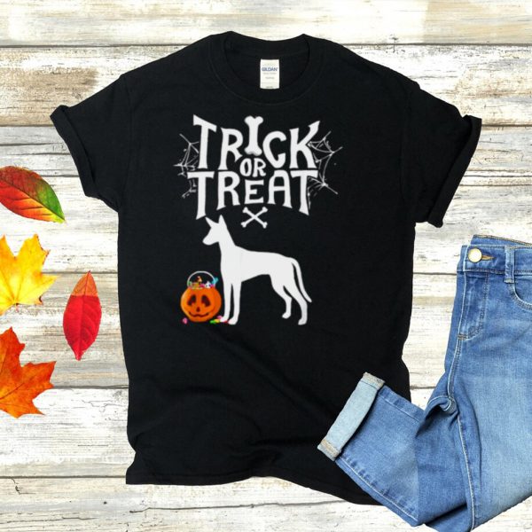 Trick Or Treat Ibizan Hound Halloween Dog Costume T Shirt
