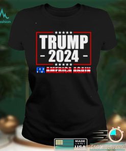 Trump 2024 Fix America Again American Flag Shirt