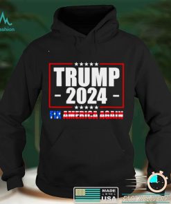 Trump 2024 Fix America Again American Flag Shirt