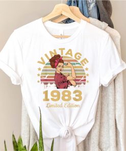 Vintage 1983 Made In 1983 38th Birthday Women 38 Years T Shirt