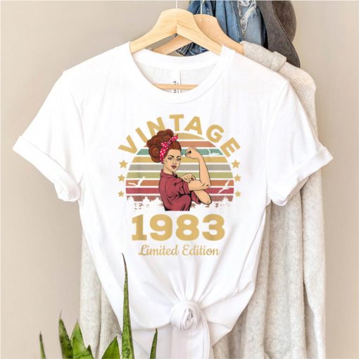 Vintage 1983 Made In 1983 38th Birthday Women 38 Years T Shirt