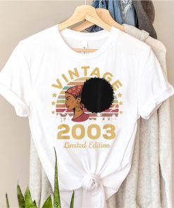 Vintage 2003 Made In 2003 18th Birthday Women 18 Years T Shirt