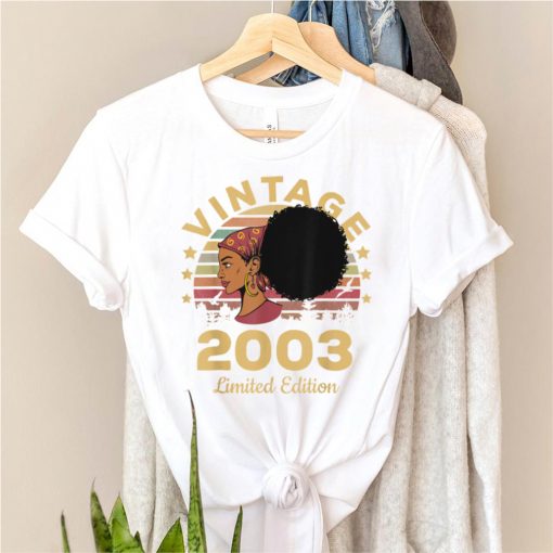 Vintage 2003 Made In 2003 18th Birthday Women 18 Years T Shirt