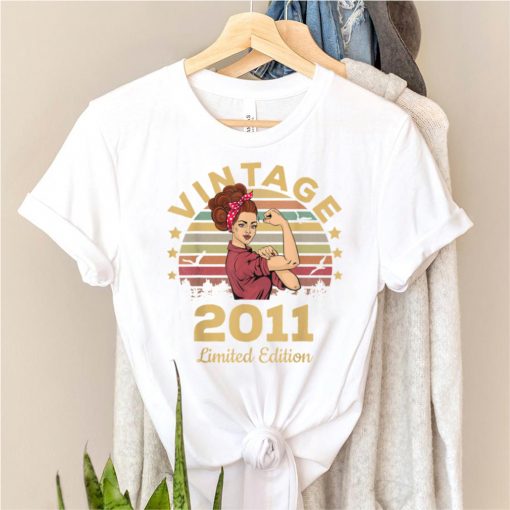 Vintage 2011 Made In 2011 10th Birthday Women 10 Years T Shirt