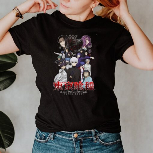 Vintage Tokyos Design Ghoul Anime Manga Series Characters shirt