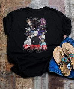 Vintage Tokyos Design Ghoul Anime Manga Series Characters shirt