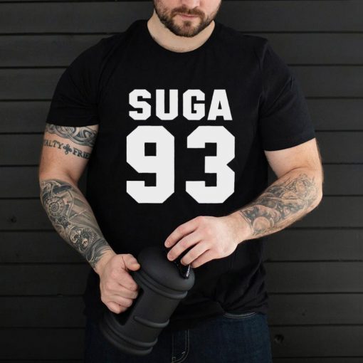 suga 93 bts suga 93 black hooded shirt