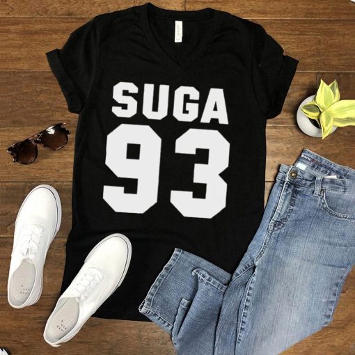 suga 93 bts suga 93 black hooded shirt