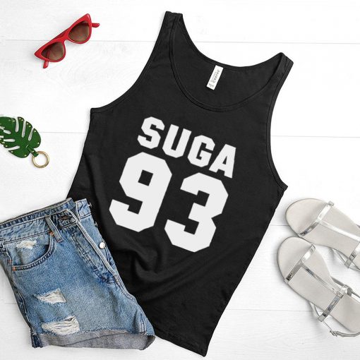 suga 93 bts suga 93 black hooded shirt