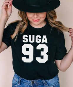suga 93 bts suga 93 black hooded shirt