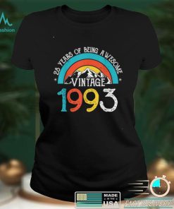 28 Years Old Vintage 1993 28th Birthday Men Women T Shirt