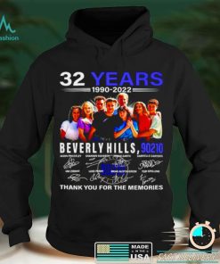 32 years 1990 2022 Beverly Hills 90210 signatures thank you for the memories shirt