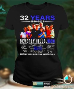 32 years 1990 2022 Beverly Hills 90210 signatures thank you for the memories shirt